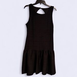 Vintage Drop Waist Sleeveless Bisou Bisou Black Dress